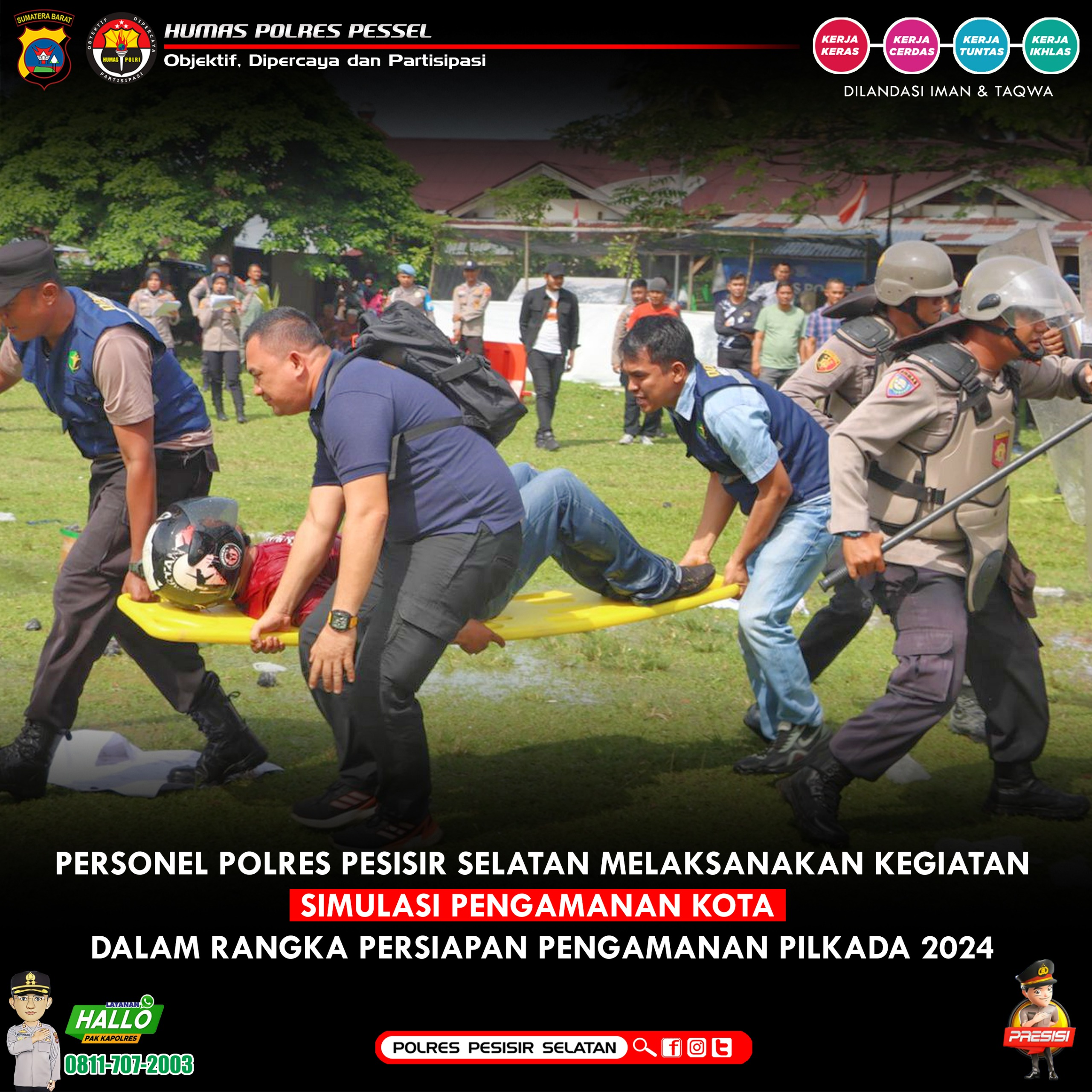 Massa Anarkis Serang Penyelenggara, Polres Pessel Siapkan 