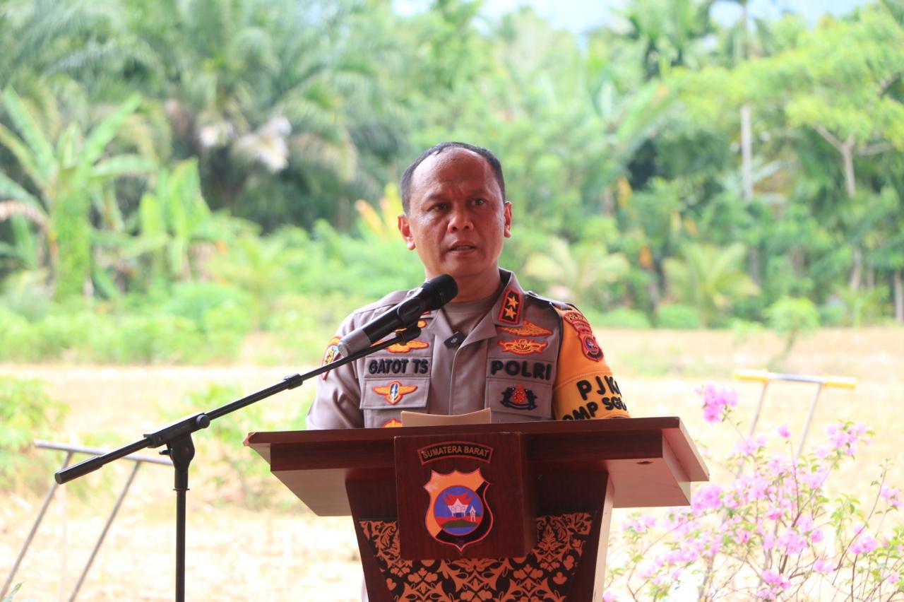 Dukung Swasembada Pangan Nasional, Kapolda Sumbar Hadiri Penanaman Jagung Serentak Satu Juta Hektar