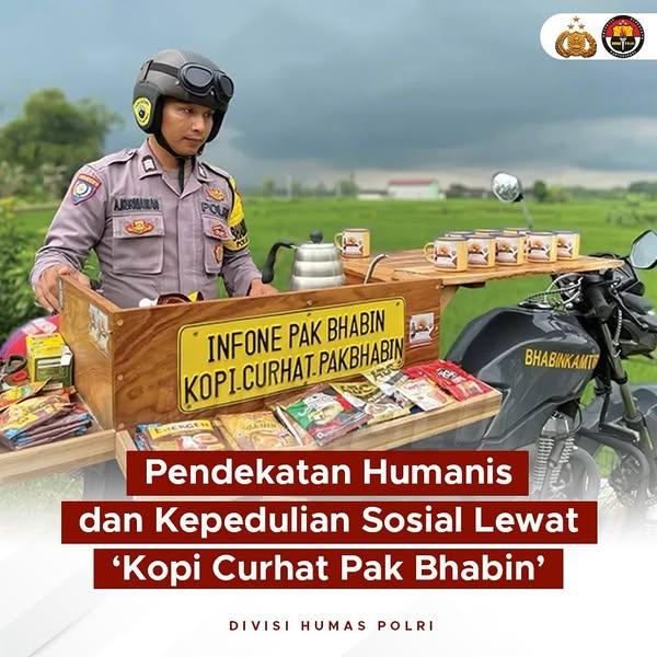 Personel Bhabinkamtibmas Polsek Nogosari, Brigpol Agus Kurniawan dikenal dengan julukan 