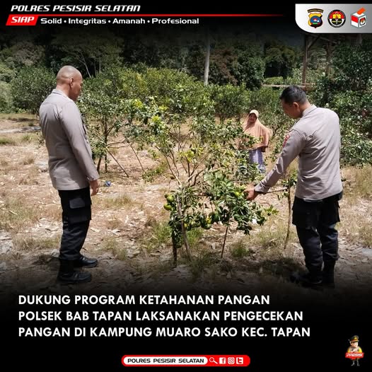 Koordinasi Ketahanan Pangan Dilaksanakan Oleh Polsek B.A.B Tapan.