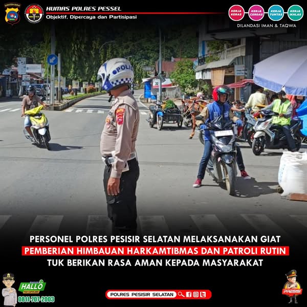 Peka Terhadap Perkembangan Situasi Tim Siaga B Polres Pessel di Lapangan