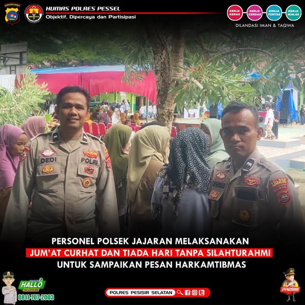 Berikan Kenyamanan Pada Masyarakat Polsek Koto XI Tarusan, Bayang dan Lengayang Hadir di Berbagai Kegiatan Masyarakat