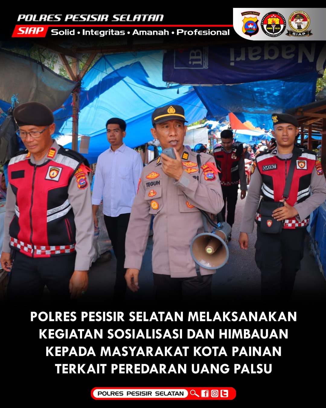 Polres Pessel Himbau Masyarakat Waspadai Peredaran Uang Palsu Jelang Lebaran 2025