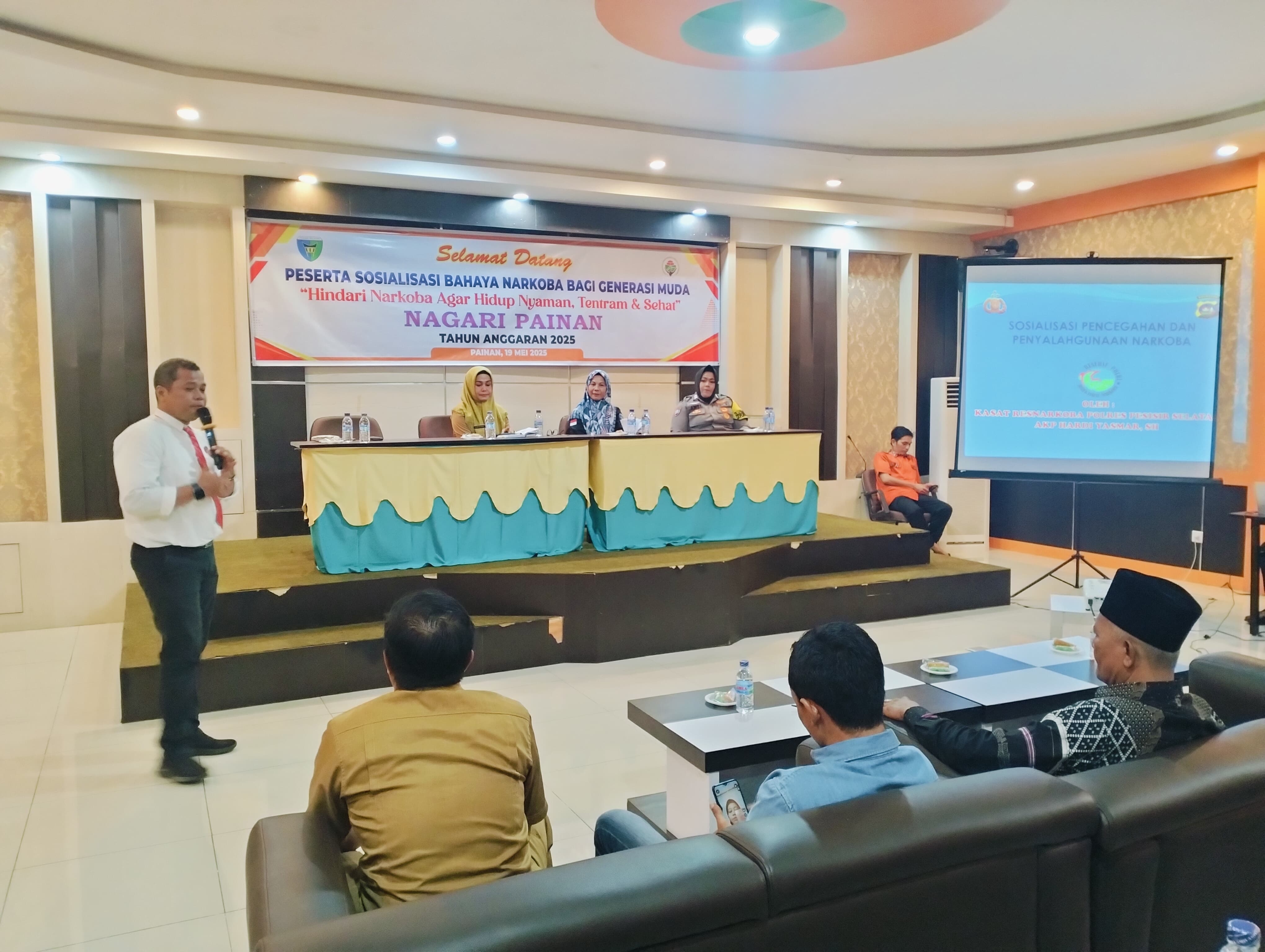 Kasat Resnarkoba Polres Pesisir Selatan Ajak Pelajar Katakan Tidak Pada Narkoba