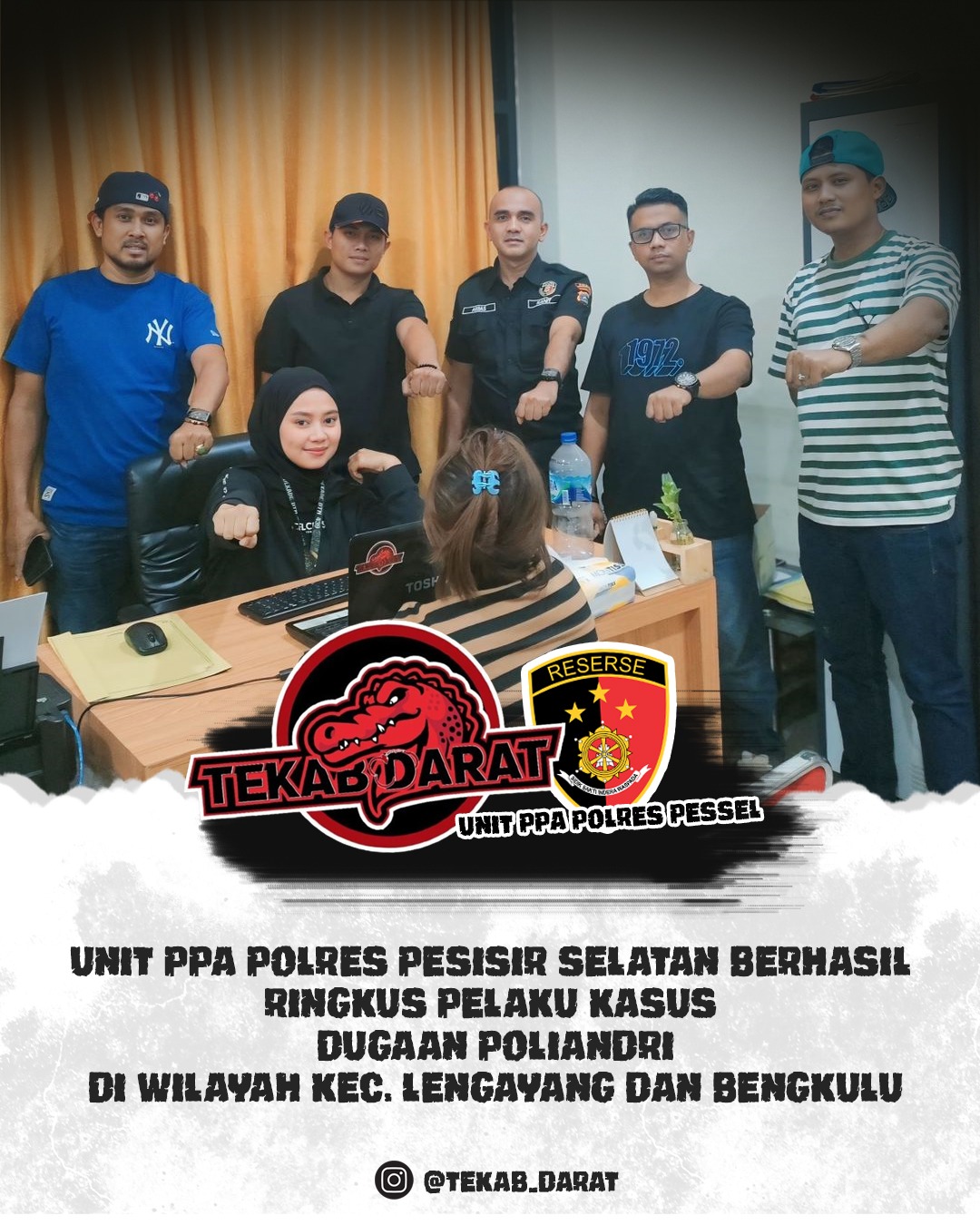 Satreskrim Polres Pesisir Selatan Tangkap Dua Tersangka Kasus Dugaan Poliandri