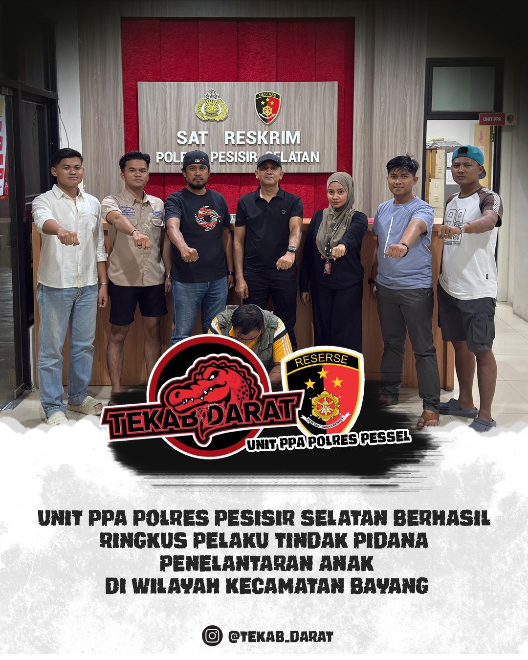 Diduga Telantarkan Anak, Tim Tekab Darat PPA Satreskrim Polres Pessel Tangkap Pelaku di Bayang