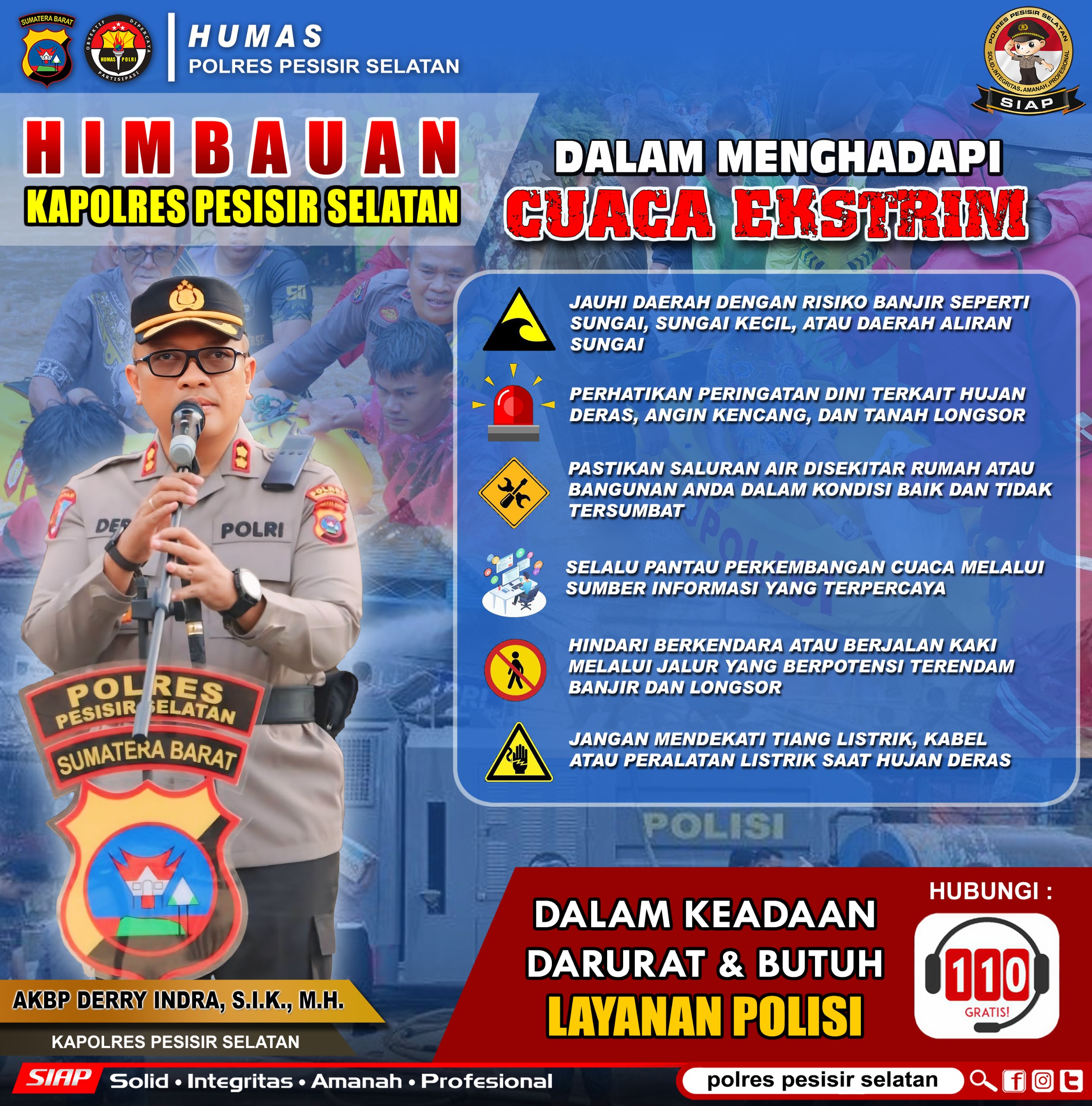 Himbauan Kapolres Pesisir Selatan 